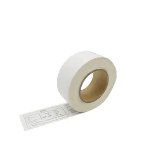 Free Sample High Quality Printed Permanent thermal paper airlines baggages tag.