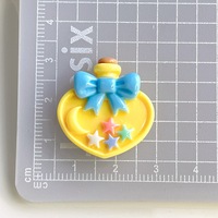 Meilleure étoile noeud papillon résine bricolage crème colle épingles à cheveux étuis de téléphone portable chaussures breloques Kawaii résine artisanat pour la décoration