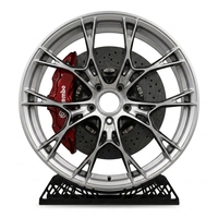 Nouvelle jante en alliage d'aluminium forgé, concave profonde, brossée et polie, 5x120 5x112 5x114.3, 18 19 20 21 22 pouces, pour voiture de course