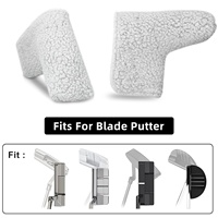 Housse de putter de golf Sherpa Golf Blade, housse de tête de club de golf, stock d'usine disponible. Commandes personnalisées acceptées. Échantillons gratuits fournis.