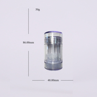 Contenant vide personnalisable de 50g pour déodorant en stick, emballage plastique torsadable, idéal pour éliminer les odeurs corporelles - Vente chaude