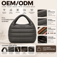 Sac à main pour homme avec motif personnalisé, matelassage doux, design minimaliste, sacs à main décontractés, légers, sac à bandoulière, logo OEM