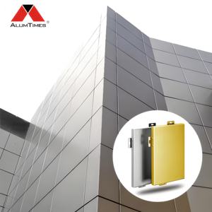 Panneau architectural 3D en aluminium gaufré, revêtement PVDF, imperméable, ignifuge A2, pour revêtement mural extérieur - Product Image 5