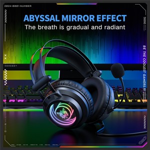 Casque de jeu filaire ONIKUMA X80 7.1 Surround Sound Abyss <span class=keywords><strong>Mirror</strong></span> RGB avec microphone pour PC/MAC/PS4/<span class=keywords><strong>PS5</strong></span> - Product Image 3