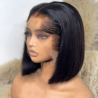 Extensions de cheveux chinois 100 % vierges Remy, alignées sur la cuticule, qualité supérieure, ondulées, à pointe en I, vente en gros d'usine