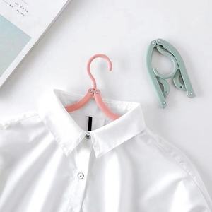 Folding Clothes Hanger Multi Functional Portable Travel Home Use Non Slip Magic Hanger Irregular Shape Hook Type - Product Image 4
