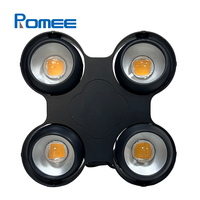 Lumière de scène professionnelle pour DJ, concert, événement, public, éclairage de scène, matrice LED COB 4X100W IP65 extérieur, WW/CW/2 en 1, DMX512