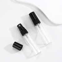Flacon de parfum vide en vente chaude, 1 ml, 2 ml, 3 ml, 5 ml, 10 ml, flacon de parfum en verre vide, design luxueux, col à visser, rechargeable