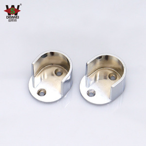 Support de fixation pour tringle ronde Disiwei 25 mm en alliage de zinc, accessoire de quincaillerie pour tringle à vêtements - Product Image 2