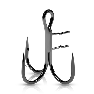 Spinpoler #4 #2 #1 #1/0 mạnh mẽ gạc Móc Câu Cá sắc nét Ba Lưỡi mồi mềm kim nhọn móc giữ bass - Product Image 1