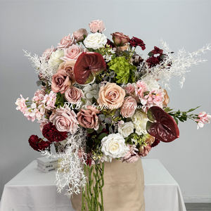 Bola de Flores Artificiales al por Mayor, 60 cm, Arreglo Floral Grande de Colores Variados, Centro de Mesa para Decoración de Altar de Boda - Product Image 2