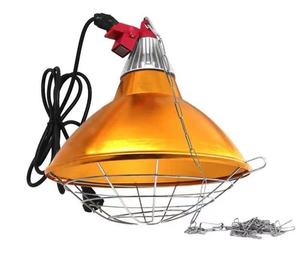 Lámpara de Calentamiento Infrarroja de Aluminio Impermeable para Granjas, Lámpara de Incubación para Cerdos y Aves de Corral, para Ganado - Product Image 1