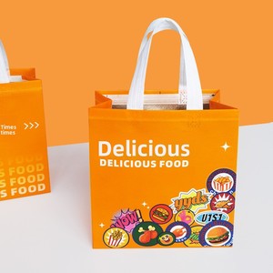 Envase de aluminio con asa para llevar comida: pollo frito, hamburguesas, papas fritas, aislamiento térmico, catering comercial - Product Image 3