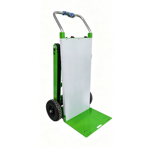 Carrello Elettrico Saliscale Pieghevole con Capacità di 400KG, Piattaforma in Acciaio Tipo Crawler per <span class=keywords><strong>Trasporto</strong></span> e Movimentazione - Product Image 4