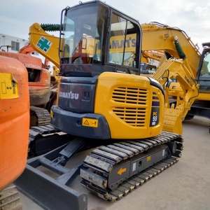 Well-Maintained Low Hours Used 5.5 Ton Komatsu 55MR <b>Mini</b> Excavator Reliable for Construction Landscaping Second-Hand Komatsu - Product Image 2