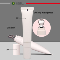 Tube d'emballage de luxe en gros pour brillant à lèvres, applicateur à bille métallique, flacon vide pour huile à lèvres et crème à lèvres, marque privée