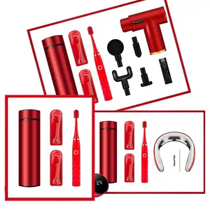 2024 Creative Gift Items, Logo Printing Sending Customers Life Practical Electric Toothbrush Thermal Mug 9In1 Business Gift Set/