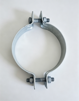 Collier de serrage pour poteau galvanisé à chaud en acier au carbone Q235 réglable à haute résistance pour tour de ligne de transmission