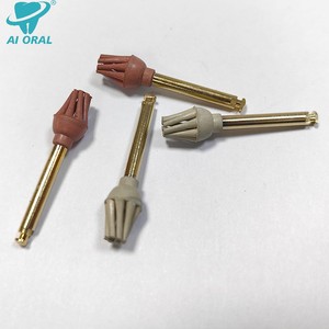 Kit de polissage dentaire électrique Ai Oral pour composites, 6 pièces, comprenant : disques diamantés RA 14mm, système de roues, brosse spirale flexible, polisseurs en caoutchouc et fraises - Product Image 3