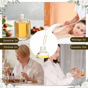 Botella de Vidrio de 30 ml con Tapón de Rosca y Logotipo Personalizado, Impresa con Serigrafía, para Suero Corporal, Aceite Esencial y Aceite Capilar - Product Image 5