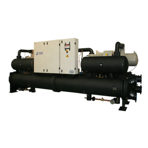 Système de refroidisseur d'eau industriel standard Ce CCC <span class=keywords><strong>CRAA</strong></span>, équipement de refroidissement à vis refroidi par eau pour système HVAC - Product Image 1