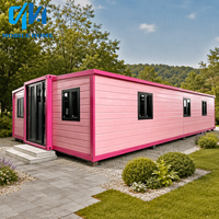 Maisons préfabriquées en conteneurs Maisons mobiles pliables 2 3 5 chambres Designs modernes Maison en conteneur extensible