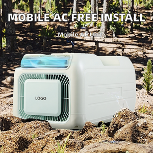 Climatiseur portable dernière génération, fort débit d'air, installation facile, AC 220V, climatisation mobile pour voiture, sans drainage, alimenté par batterie - Product Image 3