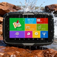 Navigateur GPS Android 5 pouces, écran tactile, étanche IP67, visionneuse de photos, lecteur MP3, carte d'Amérique du Sud, 8 Go de mémoire flash, système de navigation 1 an