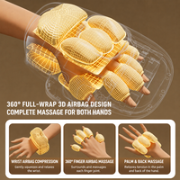 Nuevo Masajeador Eléctrico Inalámbrico de Mano 2025 con Calor y Compresión, Masaje de Muñeca y Dedos con Luz para una Mano Hermosa