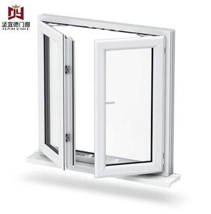 Fenêtre à battants en <span class=keywords><strong>PVC</strong></span> multi-chambres à économie d'énergie |   Fenêtre en vinyle triple vitrage résistante aux UV pour climat froid - Product Image 3
