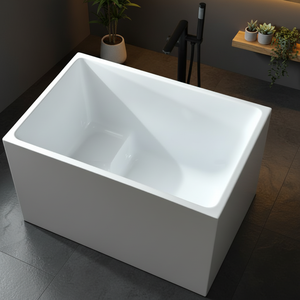 <span class=keywords><strong>Baignoire</strong></span> autoportante rectangulaire moderne australienne pour bain profond intérieur, petite <span class=keywords><strong>baignoire</strong></span> blanche domestique - Product Image 5