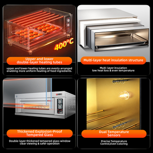 Factory Direct Sales Commercial <strong>Baking</strong> Oven Big Capacity 3 Layer 3trays Electric Deck Oven for Cake Bread Pizza <strong>Baking</strong> <strong>Equipment</strong> - Product Image 4
