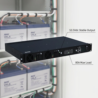 Sistema Rectificador Solar IBAN POWER EPS 48100 4000W 48V 80A para Telecomunicaciones, Módulo Solar de 1U para Montaje en Rack, para Alimentación de CC en Estaciones Base
