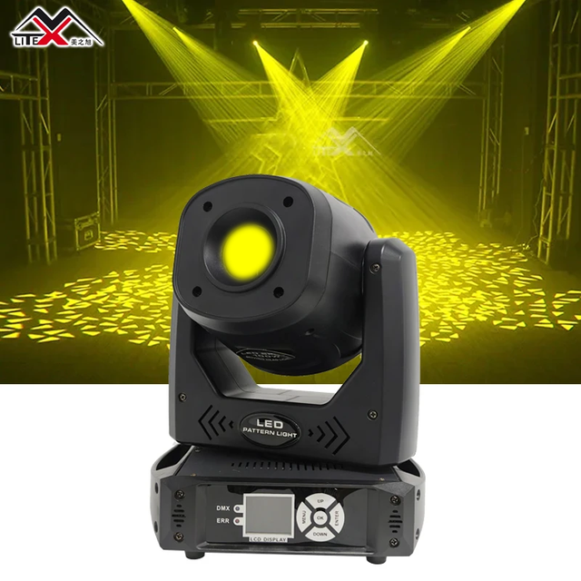 6 Prism Gobo 100 Watts White LED Beam Spot Lyre Mini Moving Head Light 100W Concert Stage Lights
