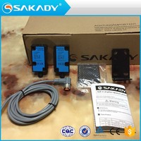 Capteur photoélectrique SAKADY GL36-D-NZM-12Y à courant continu 12-24V, détection 12m, montage enfichable, sortie NPN/PNP/relais
