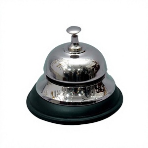 Campana de llamadas de oficina artesanal de Metal, campanas decorativas de mesa de latón, pantalla de escritorio de mesa de oficina, campanas de calidad superior al por mayor - Product Image 1
