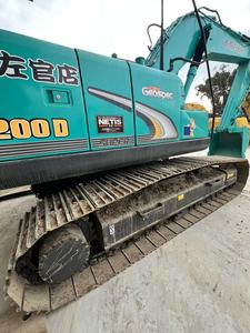 รถขุดขนาดกลาง KOBELCO SK200D มือสอง รถขุดตีนตะขาบ 20 ตัน รถขุด KOBELCO SK200D เครื่องจักรก่อสร้างมือสอง ผลิตในญี่ปุ่น - Product Image 5