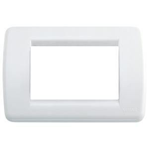 Vimar Rondo 3M Bright White <b>Wall</b> <b>Plate</b> 12.3x8.2 Cm - Product Image 1