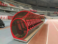 Équipement sportif LDK Siège portable de haute qualité Chaise de stade VIP Sièges d'abri pour équipes de football