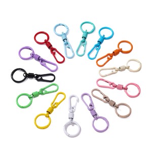 Alloy Spring Buckle Keychain Colorful <b>Hook</b> DIY Bag Accessory - Product Image 5