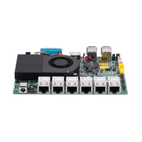 Qotom 6 Intel I211AT Gigabit LAN X86 Itx Mini PC industrial Placa base Firewall Board Fanless