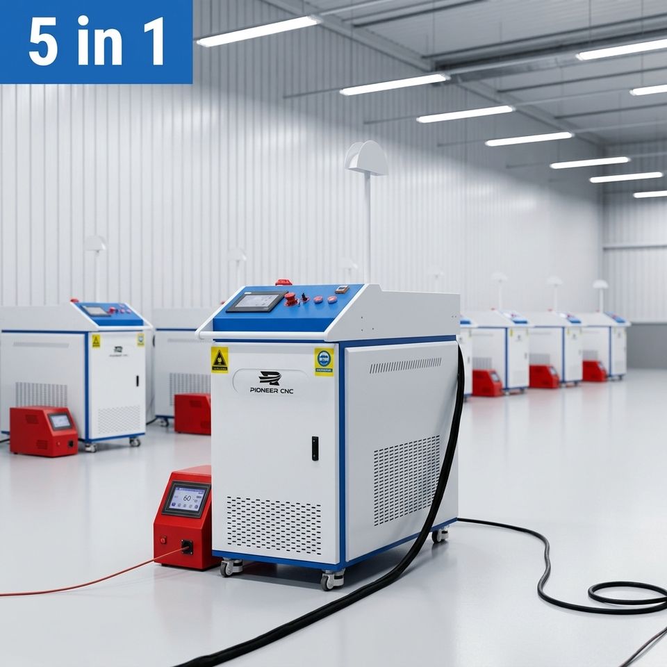 Industrial Handheld Fiber Laser Welding Machine 5 in 1 Laser Welding ...