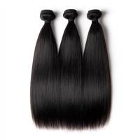 Extensions de cheveux naturels vierges en mèches, plusieurs textures, acceptation de commandes personnalisées, haute densité, doux pour femmes