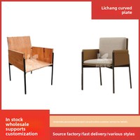 Fc-A298 chaise de salle à manger moderne minimaliste italienne accessoire de meubles incurvés accessibles de luxe de Style scandinave confortable