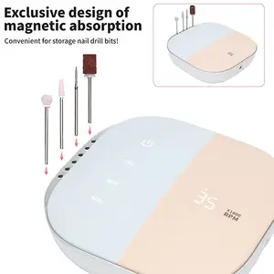 Broca para máquina de manicure, máquina de manicure com design de moda de 35000 rpm, broca de salão de beleza, 108