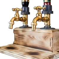 Mini bar Vino Soda Cerveza Licor Bebida Dispensador de bebidas Decantador de whisky Alcoholes de madera Dispensador de whisky Estación de cócteles