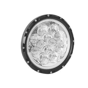 Perfect 60W 7inch LED Headlight for bull bar light rotate mounting vehicle door hitman logo light interior auto detail light bar
