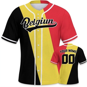 Unisex Adults <b>Gifts</b> Personalize Name Number Short S-6XL Clothing Training Custom Venezuela Baseball Jersey Shirt - Product Image 1