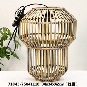 Factory Direct Sale Retro Handmade Rattan Bamboo And Wood Weaving Wind <strong>Lanterns</strong> And New Chinese Ornaments - Product Image 4