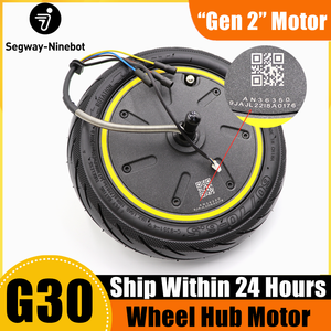 Ensemble de moteur de moyeu de roue d'origine Gen <span class=keywords><strong>2</strong></span> Stock EU pour Ninebot par <span class=keywords><strong>Segway</strong></span> <span class=keywords><strong>Max</strong></span> <span class=keywords><strong>G30</strong></span> G30P KickScooter accessoires de moteur de 2e génération - Product Image 2